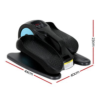 Pedal Exerciser Mini Exercise Bike Cross Trainer 50W Blue Sports & Fitness Kings Warehouse