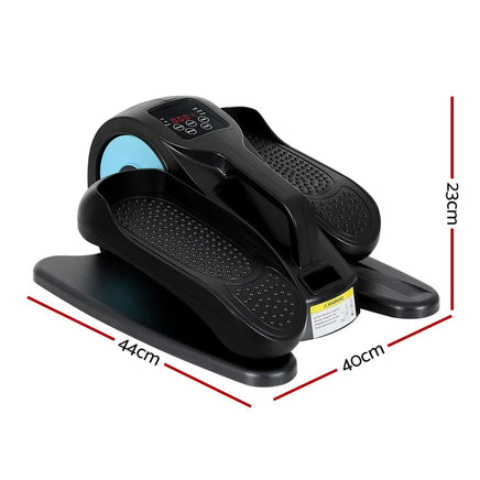 Pedal Exerciser Mini Exercise Bike Cross Trainer 50W Blue Sports & Fitness Kings Warehouse