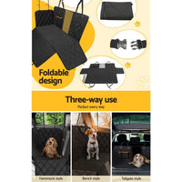 Pet Car Seat Cover Dog Protector Hammock Back Waterproof Belt Non Slip Mat cat supplies Kings Warehouse