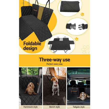 Pet Car Seat Cover Dog Protector Hammock Back Waterproof Belt Non Slip Mat cat supplies Kings Warehouse