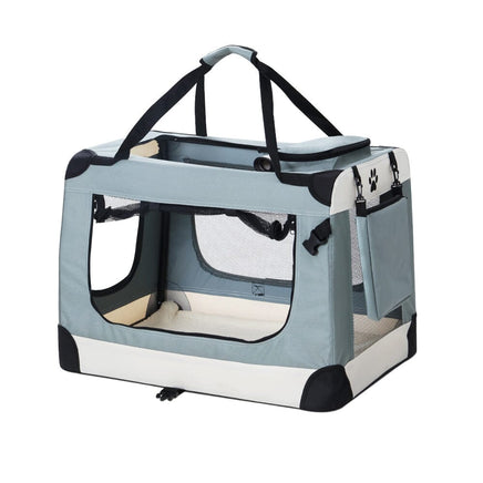 Pet Carrier Soft Crate Dog Cat Travel 70x52CM Portable Foldable Car Large Pet Care Kings Warehouse