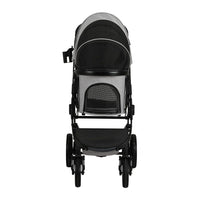 Pet Stroller Pram Large Dog Cat Carrier Travel Pushchair Foldable 4 Wheels Passionate for Pets Kings Warehouse