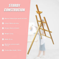 Pine Wood Easel Artist Art Display Painting Shop Tripod Stand Wedding Home & Garden Kings Warehouse