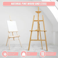 Pine Wood Easel Artist Art Display Painting Shop Tripod Stand Wedding Home & Garden Kings Warehouse