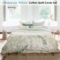 PIP Studio Okinawa White Quilt Cover Set King Home & Garden Kings Warehouse