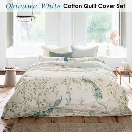 PIP Studio Okinawa White Quilt Cover Set King Home & Garden Kings Warehouse