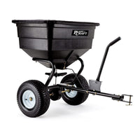 PLANTCRAFT Tow Behind Broadcast Spreader 90kg 105L Seed Fertiliser Tow Rotary Kings Warehouse