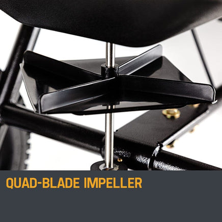 PLANTCRAFT Tow Behind Broadcast Spreader 90kg 105L Seed Fertiliser Tow Rotary Kings Warehouse