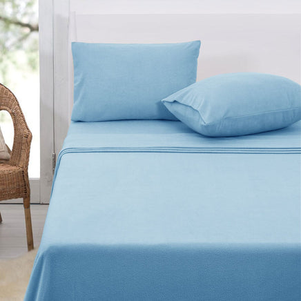 Polar Fleece Sheet Set Double 30cm Wall Sky Home & Garden Kings Warehouse