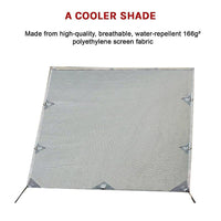 Pop Top Caravan Privacy Screen Sun Shade Side Extension 2.1 x 1.8m Home & Garden Kings Warehouse
