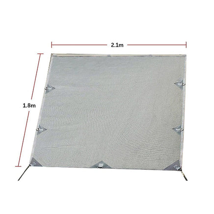 Pop Top Caravan Privacy Screen Sun Shade Side Extension 2.1 x 1.8m Home & Garden Kings Warehouse