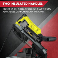 Portable Band Saw Cold Cut Metal Cut Off Chop Bandsaw 127mm Tools Kings Warehouse