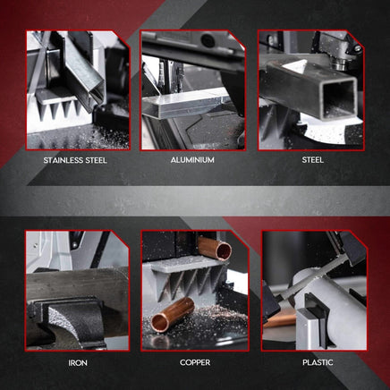 Portable Band Saw Cold Cut Metal Cut Off Chop Bandsaw 127mm Tools Kings Warehouse