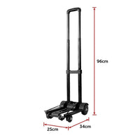 Portable Cart Folding Dolly Push Truck Hand Collapsible Trolley Luggage 70Kg Kings Warehouse 