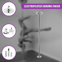 Portable Dance Pole Dancing Spinning Home Gym Fitness Sports & Fitness Kings Warehouse