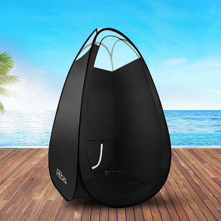 Portable Pop Up Tanning Tent - Black Health & Beauty Kings Warehouse