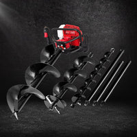 Post Hole Digger 92CC Petrol Motor Drill Extension Auger Bits Kits Tools Kings Warehouse