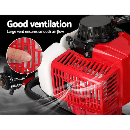 Post Hole Digger 92CC Petrol Motor Drill Extension Auger Bits Kits Tools Kings Warehouse