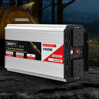Power Inverter 1000W or 2000W Pure Sine Wave 12V-240V Camping Boat Caravan End of Year Clearance Sale Kings Warehouse