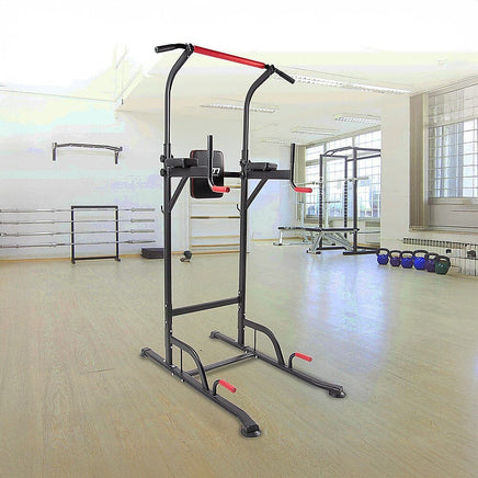 Power Tower Chin Up Bar Push Pull Up Knee Raise Weight Bench Gym Station Sports & Fitness Kings Warehouse