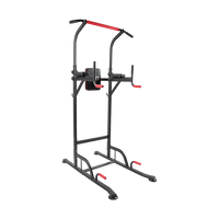 Power Tower Chin Up Bar Push Pull Up Knee Raise Weight Bench Gym Station Sports & Fitness Kings Warehouse