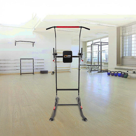 Power Tower Chin Up Bar Push Pull Up Knee Raise Weight Bench Gym Station Sports & Fitness Kings Warehouse