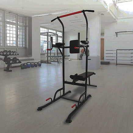 Power Tower Pull Up Weight Bench Dip Multi Station Chin Up Home Gym Equipment Sports & Fitness Kings Warehouse