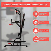 Power Tower Pull Up Weight Bench Dip Multi Station Chin Up Home Gym Equipment Sports & Fitness Kings Warehouse