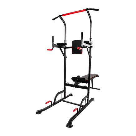 Power Tower Pull Up Weight Bench Dip Multi Station Chin Up Home Gym Equipment Sports & Fitness Kings Warehouse