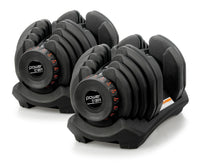 Powertrain 2 x 40kg Powertrain Adjustable Dumbbells Home Gym Set Sports & Fitness Kings Warehouse