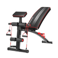 Powertrain Adjustable FID Home Gym Bench with Preacher Curl Pad Kings Warehouse