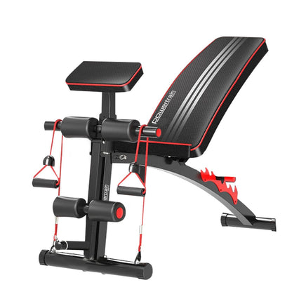 Powertrain Adjustable FID Home Gym Bench with Preacher Curl Pad Kings Warehouse