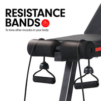 Powertrain Adjustable Incline Decline Exercise Bench Resistance Bands Kings Warehouse