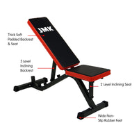 Powertrain Adjustable Incline Decline Home Gym Bench Kings Warehouse