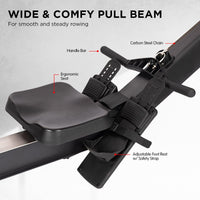 Powertrain Air Rowing Machine Resistance Rower for Home Gym Cardio Kings Warehouse