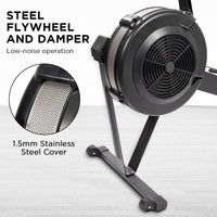 Powertrain Air Rowing Machine Resistance Rower for Home Gym Cardio Kings Warehouse