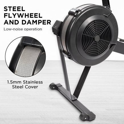 Powertrain Air Rowing Machine Resistance Rower for Home Gym Cardio Kings Warehouse