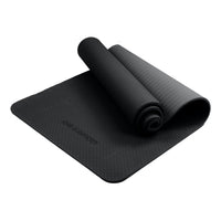 Powertrain Eco-friendly Dual Layer 6mm Yoga Mat | Midnight | Non-slip Surface And Carry Strap For Ultimate Comfort And Portability Kings Warehouse