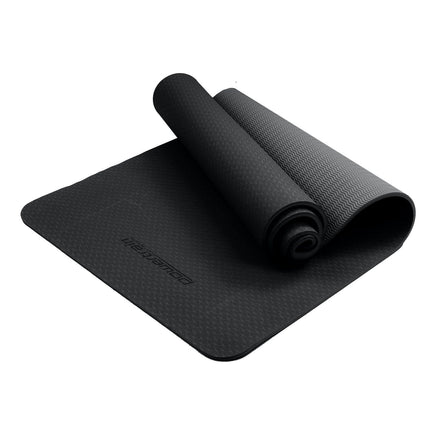 Powertrain Eco-friendly Dual Layer 6mm Yoga Mat | Midnight | Non-slip Surface And Carry Strap For Ultimate Comfort And Portability Kings Warehouse