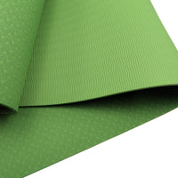 Powertrain Eco-friendly Dual Layer 6mm Yoga Mat | Olive | Non-slip Surface And Carry Strap For Ultimate Comfort And Portability Kings Warehouse