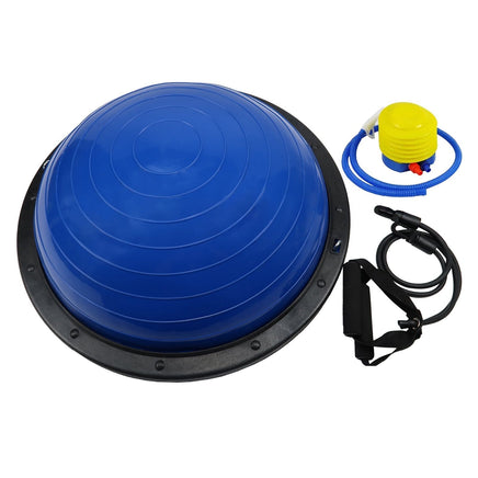Powertrain Fitness Yoga Ball Home Gym Workout Balance Trainer Blue Kings Warehouse