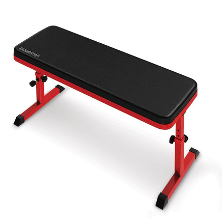 Powertrain Height-Adjustable Exercise Home Gym Flat Weight Bench Sports & Fitness Kings Warehouse