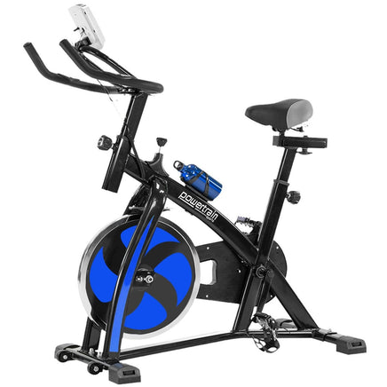 Powertrain Home Gym Flywheel Exercise Spin Bike - Blue Kings Warehouse