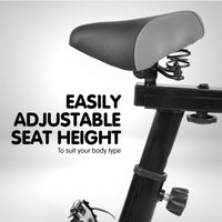 Powertrain Home Gym Flywheel Exercise Spin Bike - Blue Kings Warehouse