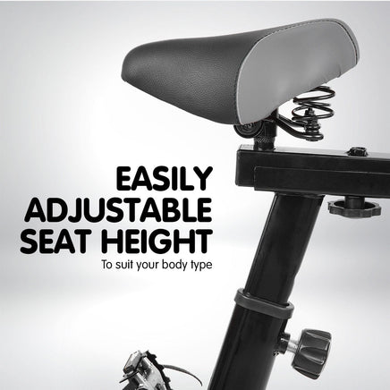 Powertrain Home Gym Flywheel Exercise Spin Bike - Blue Kings Warehouse