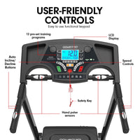 Powertrain K200 Electric Treadmill Folding Home Gym Running Machine Kings Warehouse