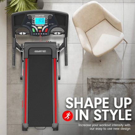 Powertrain K200 Electric Treadmill Folding Home Gym Running Machine Kings Warehouse