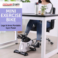 Powertrain Mini Exercise Bike Arm and Leg Pedal Exerciser Kings Warehouse
