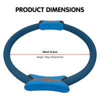 Powertrain Pilates Ring Band Yoga Home Workout Exercise Band Blue Kings Warehouse