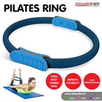 Powertrain Pilates Ring Band Yoga Home Workout Exercise Band Blue Kings Warehouse